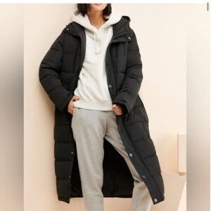 NWT FREE PEOPLE X UNIVERSAL STANDARD Everest Long Hooded Puffer Jacket